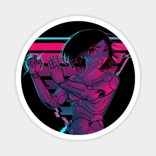 Cybergirl #99 classic Anime Manga SciFi Cyberpunk Retro Science Fiction Magnet